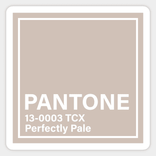 PANTONE 13-0003 TCX Perfectly Pale Sticker